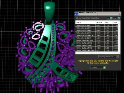 LUXURY MOJITO PENDANT 3D PRINTABLE MODEL 3D print model