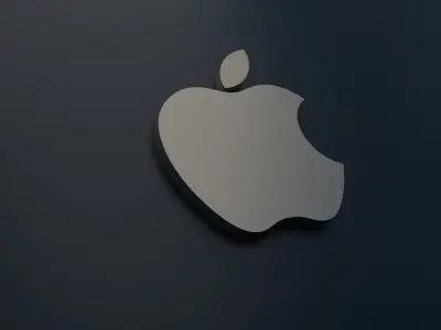 Apple logo 3D model