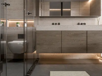 Bathroom 65 3D model