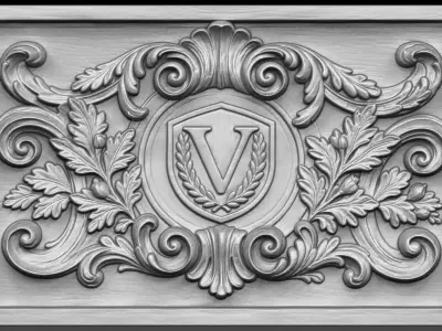 1 pattern CNC Relief Model 3D print model