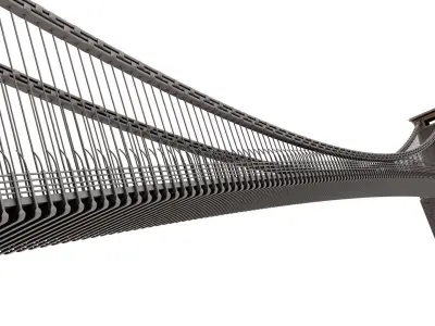 Clifton Suspension Bridge 3D model