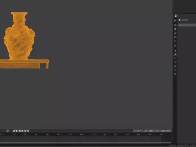 Rose Relief Vase 3D print model