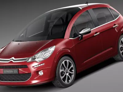 Citroen C3 2013 3D model