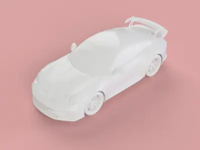 Porsche GT3 2022 3D model