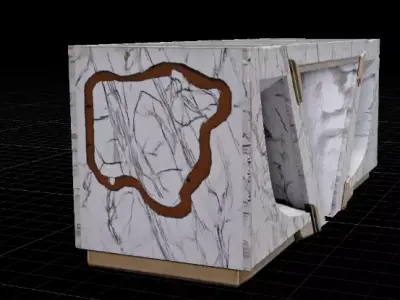 Billionaire Mansion Ultra-Luxury Interior 3D Model  Low-poly 3D model