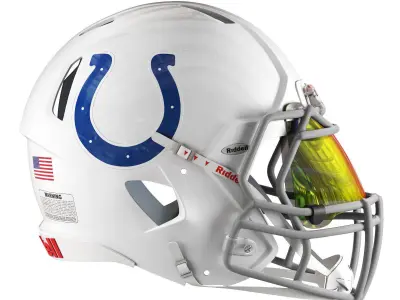 Riddell speed helmet indianapolis colts 3D model