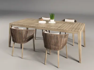 Mood Outdoor Table 3D model
