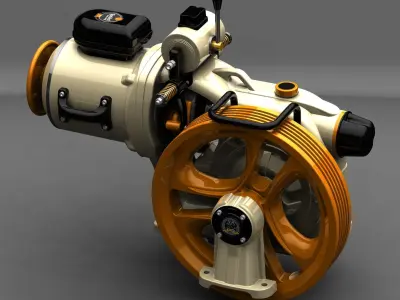 Elevator Motor 3D model