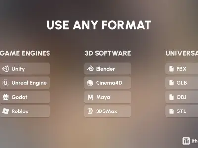 Construction Low-poly 3D model