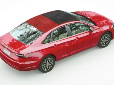 Volkswagen Jetta 2019 Low-poly 3D model
