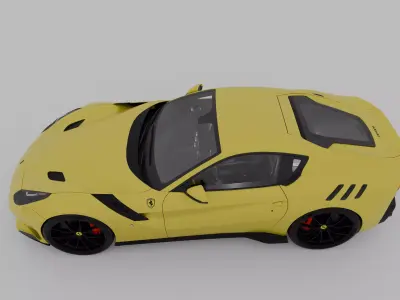 Ferrari F12 TDF 3D model by Flostudio