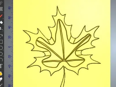 LEAF ASHTRAY Free 3D print model