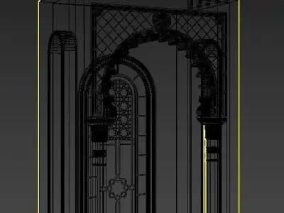 Classic Villa Entrance 3D model