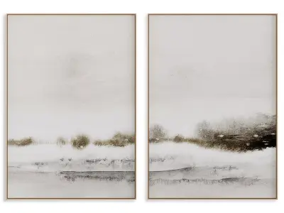 Abstract Painting Frame set 3D model 361