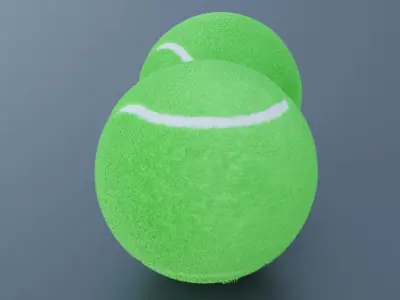 Tennis Ball 3D model 14