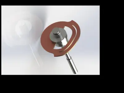 Metal Locking Pin 3D print model