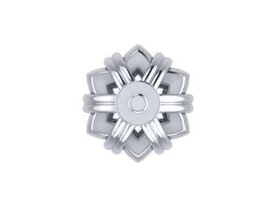 EPY-007 oval diamond ring Free 3D print model