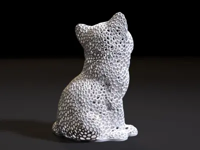 Cat Statue 3D print model