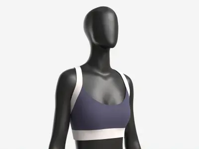 Female Mannequin in Sport Clothes 3D model