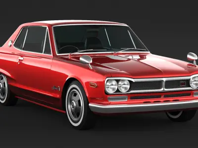 Nissan Skyline 2000 GT-X 3D model