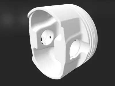 Mitsubishi Lancer Evolution Forged Piston  3D print model