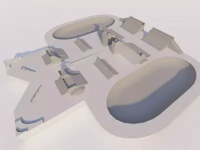Skatepark-Skate Park PACK 3D model order