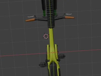 Realistic 3D Bicycle Model Detailed  Optimized 3D print model