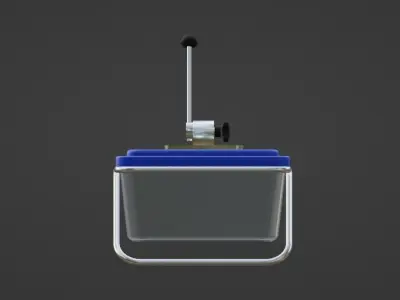 Medical Sharps Container with Hub Cutter 3d Model print ready 3D print model