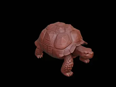 Tortoise Animal Sculpture 3D print model