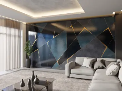 Modern Design Living Room 3D model