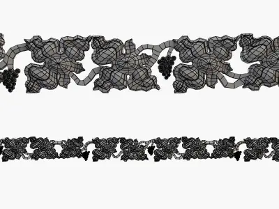 Gothic moulding CNC 3D model