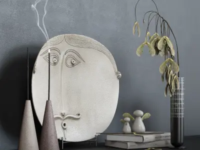 Decorative set F1 3D model