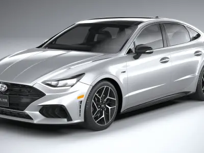 Hyundai Sonata US N-Line 2020 3D model