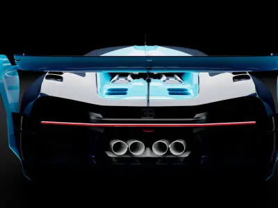 Bugatti vision gran turismo 3D model