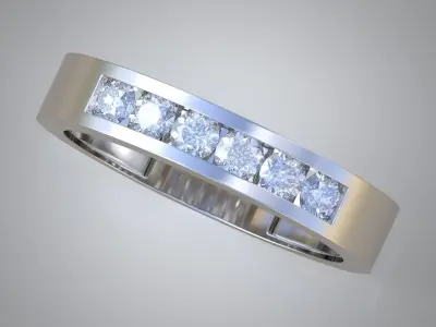 Diamond ring 0429 3D printable model Free 3D print model