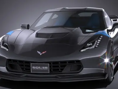 Chevrolet  Corvette Grand Sport 2017 3D model