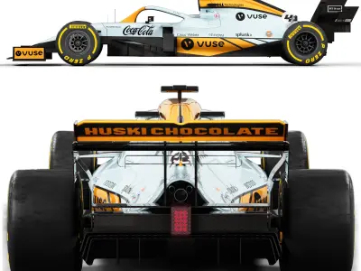 formula 1 mclaren car 3D model