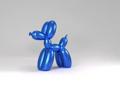 Balloon Dog Jeff Koons 3D model