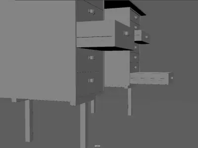 engineer  teachers desk Free low-poly 3D model