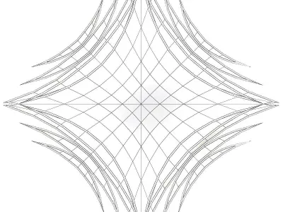 Mirrors collection low poly 3d model rope mirror Low-poly 3D model