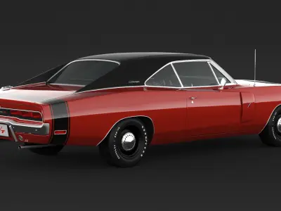 1970 Dodge Charger RT 3D model