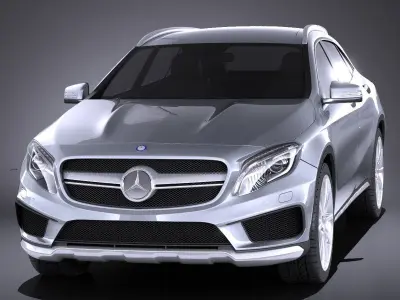 Mercedes-Benz GLA AMG 2015 VRAY 3D model