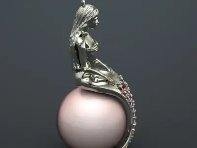 Mermaid 3D print model