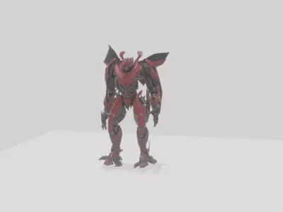 Mirage Transformers Low-poly 3D model