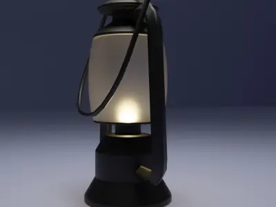lantern 3D model 2
