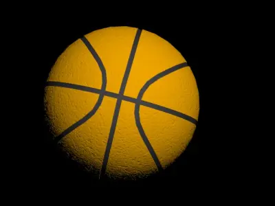 Basketball 2 ball Free 3D model