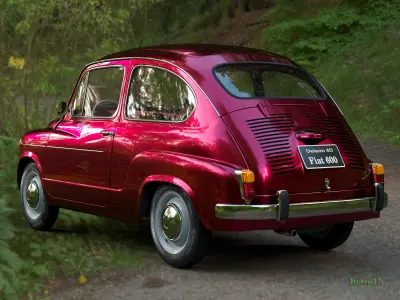 Fiat 600  3D model