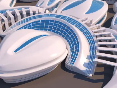 0006 - Organic Building Pro-01 3D model