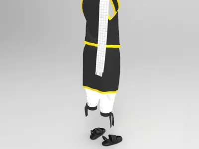 3D Natsu Dragneel Clothes 3D model