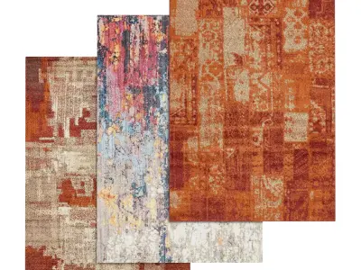 Rug Set 1743 3D model